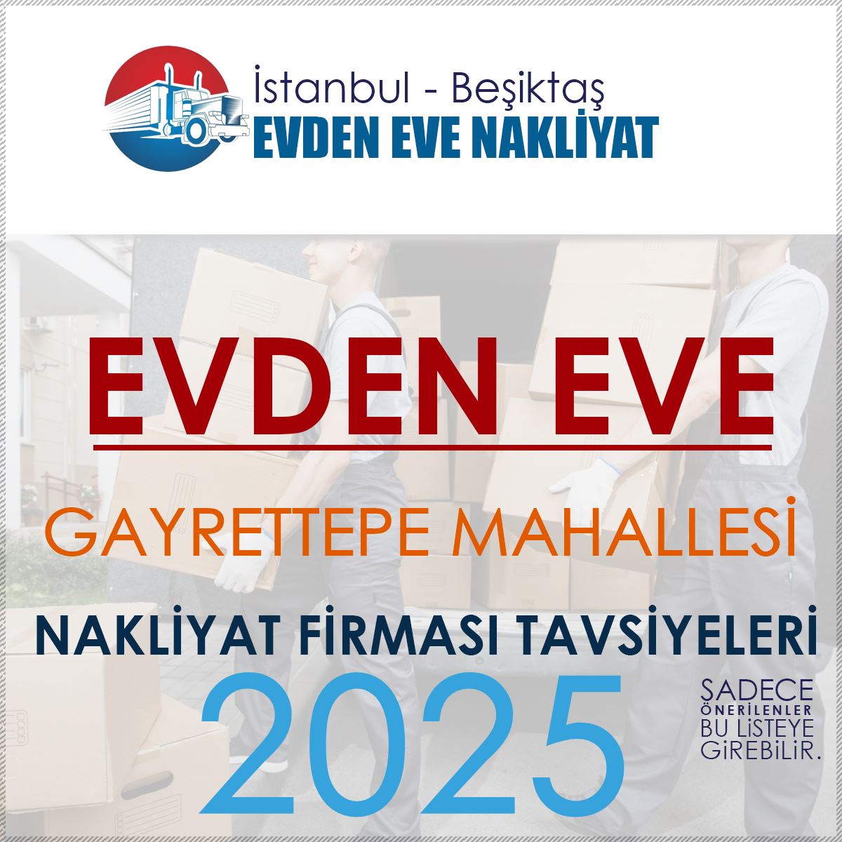 Gayrettepe Evden Eve Nakliyat Firmaları